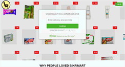 Desktop Screenshot of bikrimart.com